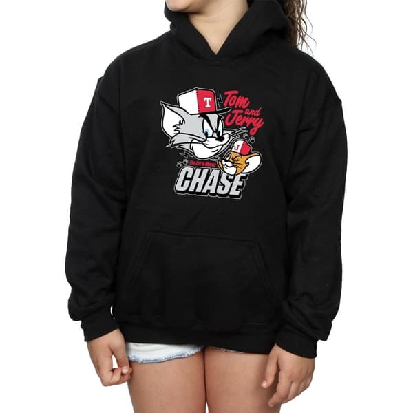 Tom And Jerry Girls Cat & Mouse Chase Hoodie