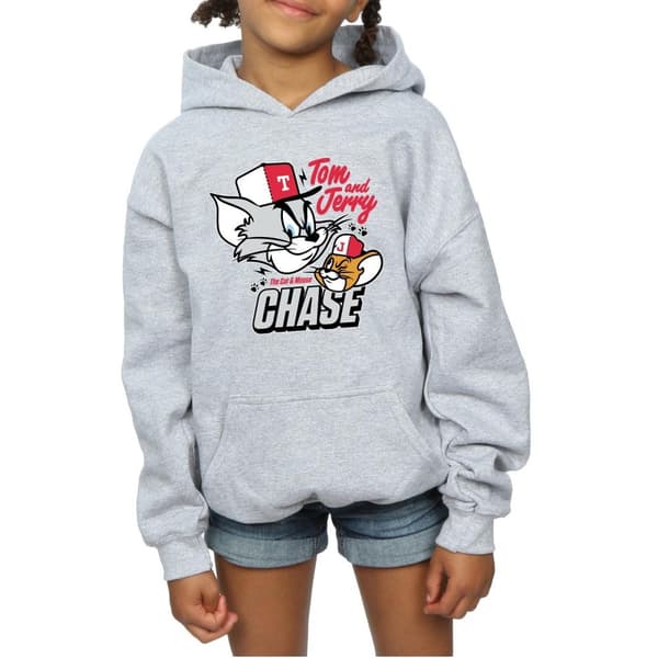 Tom And Jerry Girls Cat & Mouse Chase Hoodie