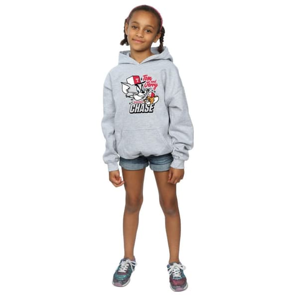 Tom And Jerry Girls Cat & Mouse Chase Hoodie