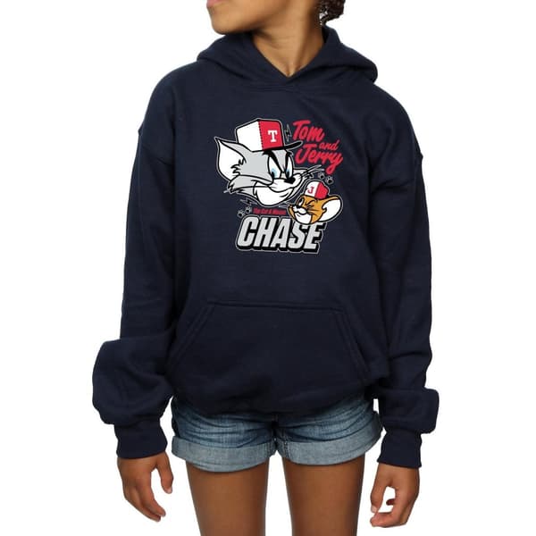 Tom And Jerry Girls Cat & Mouse Chase Hoodie