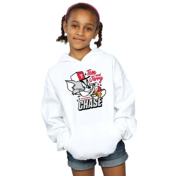 Tom And Jerry Girls Cat & Mouse Chase Hoodie