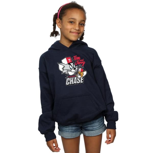 Tom And Jerry Girls Cat & Mouse Chase Hoodie