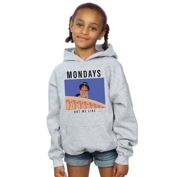 Disney Princess Girls Jasmine Mondays Got Me Like Hoodie