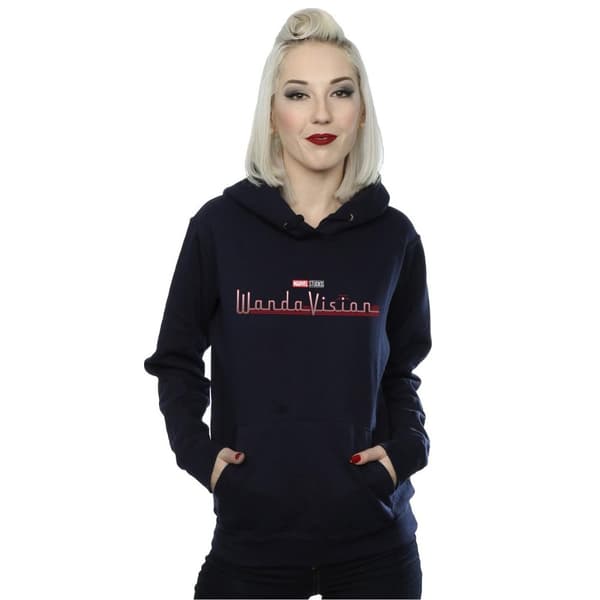 Marvel Kvinnor/Ladies WandaVision Logo Hoodie