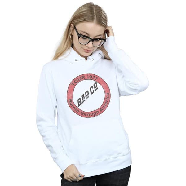 Bad Company Womens/Ladies Burnin´ Through America Hoodie