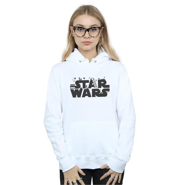 Star Wars Womens/Ladies Minimalist Logo Hoodie