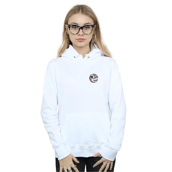 Star Wars Womens/Ladies Death Star Chest Print Hoodie