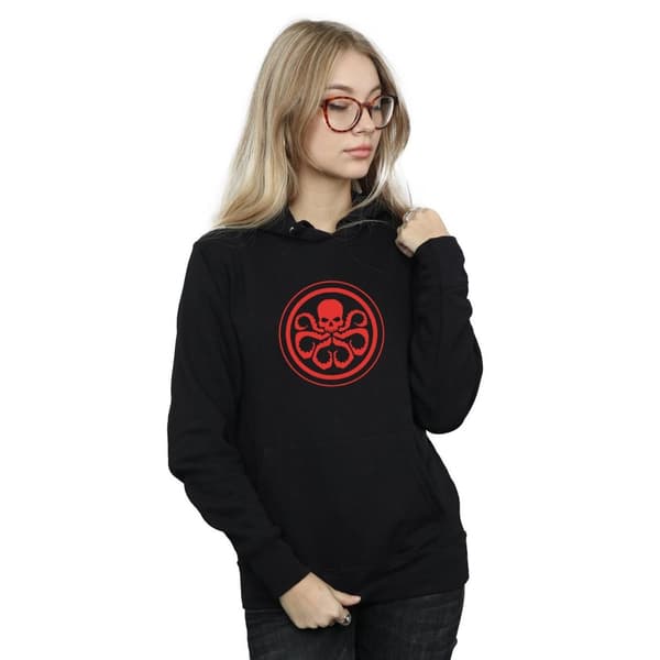 Marvel Kvinnor/Ladies Hydra Logo Hoodie