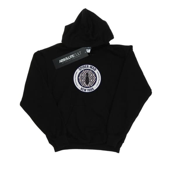 Marvel Girls Spider-Man New York 62 Hoodie Black 5-6 Years