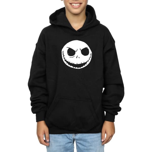 Disney Boys Nightmare Before Christmas Jack Skellington Face Hoodie