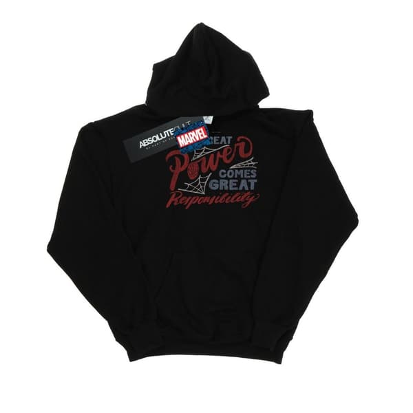 Marvel Girls Spider-Man Great Responsibility Hoodie