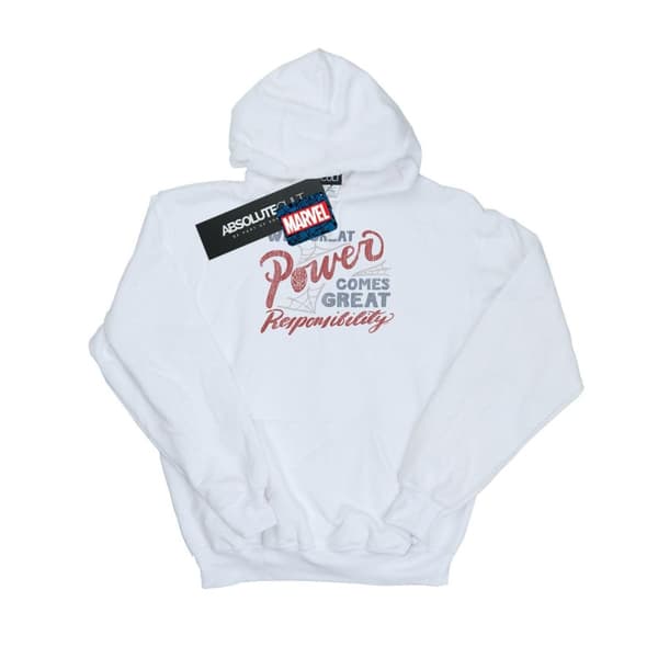 Marvel Girls Spider-Man Great Responsibility Hoodie