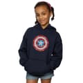 Miniatyrbillede 2 af 3: Marvel Girls Captain America Pixelated Shield Hoodie