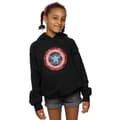 Miniatyrbillede 2 af 3: Marvel Girls Captain America Pixelated Shield Hoodie