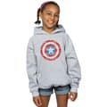 Miniatyrbillede 2 af 3: Marvel Girls Captain America Pixelated Shield Hoodie