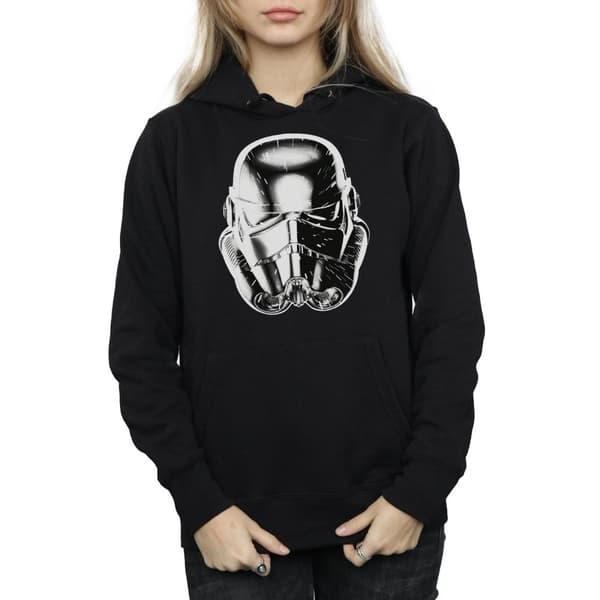 Star Wars Womens/Ladies Stormtrooper Warp Speed Helmet Hoodie