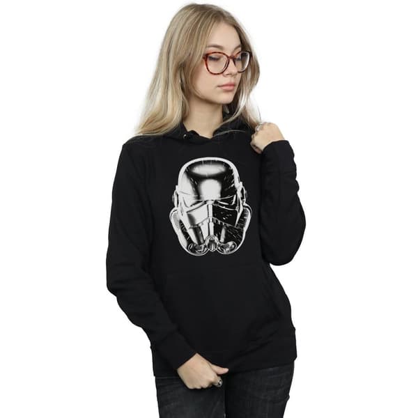 Star Wars Womens/Ladies Stormtrooper Warp Speed Helmet Hoodie