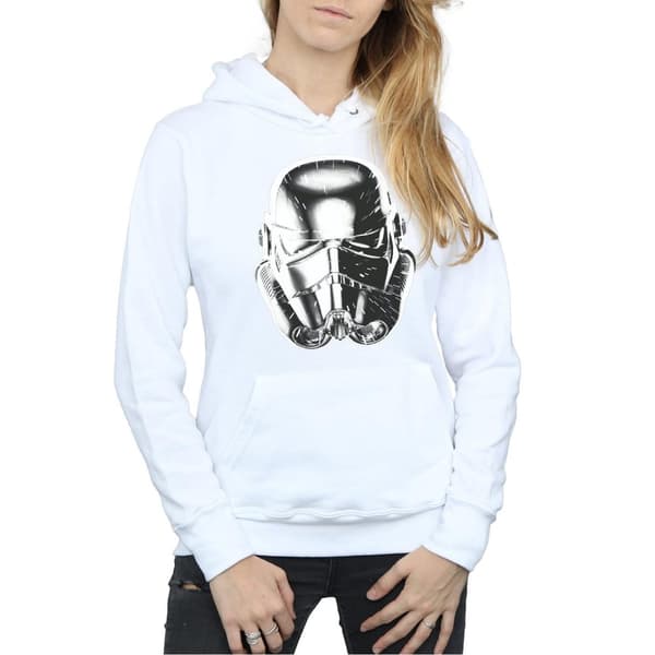 Star Wars Womens/Ladies Stormtrooper Warp Speed Helmet Hoodie