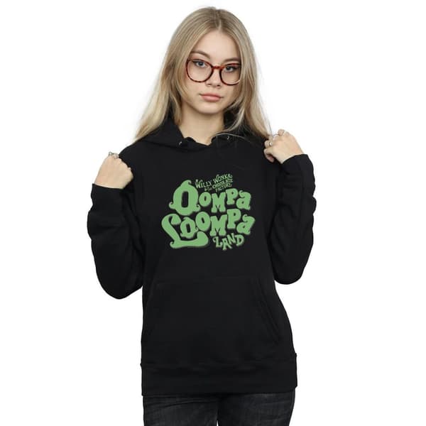 Willy Wonka And The Chocolate Factory Kvinnor/Damer Oompa Loompa Land Hoodie