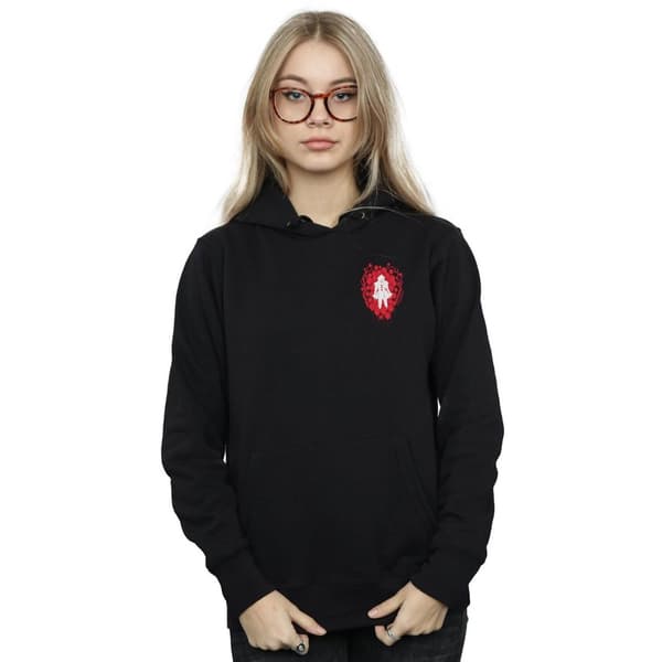 It Chapter 2 Womens/Ladies Balloon Heart Breast Print Hoodie