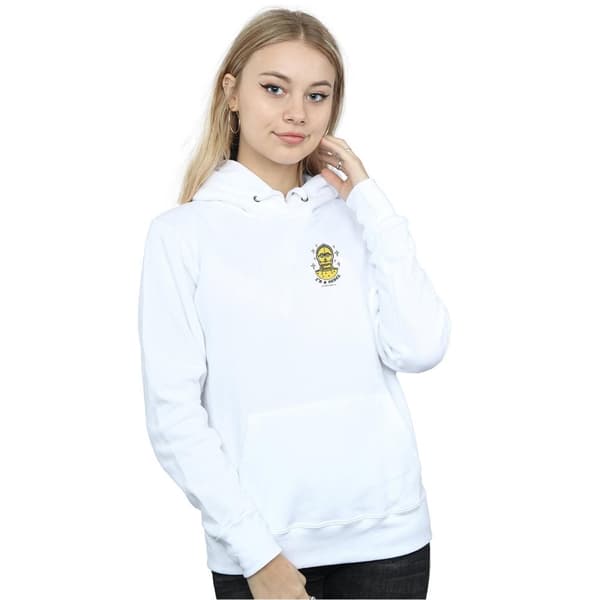 Star Wars Womens/Ladies C-3PO I´m A Rebel Chest Print Hoodie