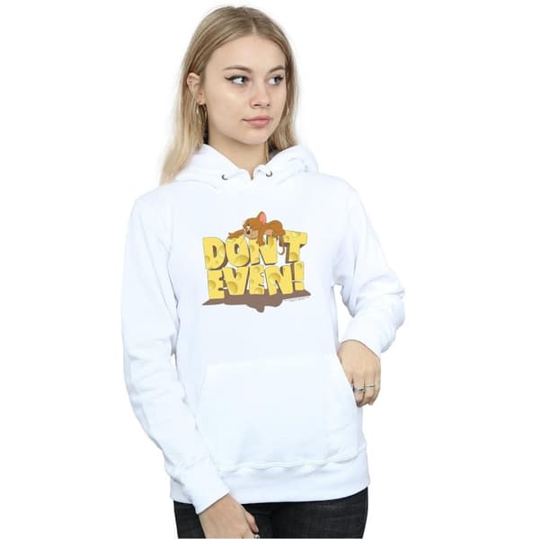 Tom And Jerry Womens/Ladies Don´t Even Hoodie
