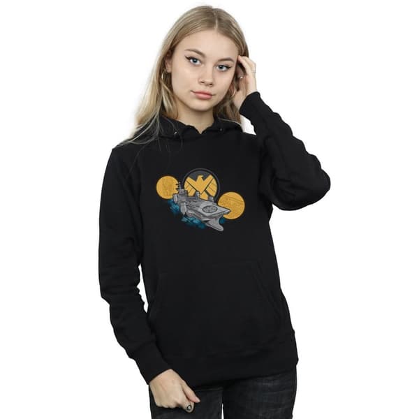 Marvel S.H.I.E.L.D. Hellicarrier-hoodie för kvinnor/damer