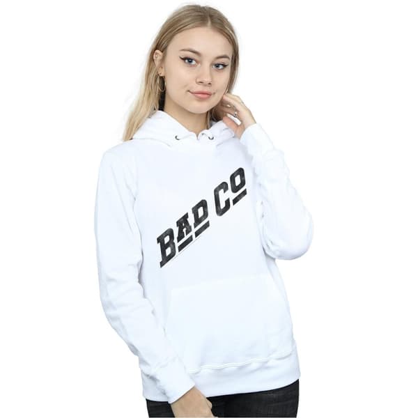 Bad Company Kvinnor/Damer med nödställd logotyp i huvtröja
