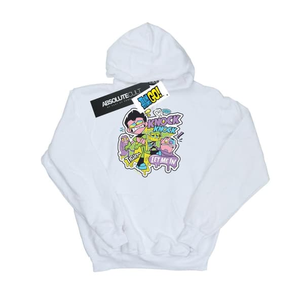 DC Comics Huvtröja för damer/kvinnor Teen Titans Go Knock Knock