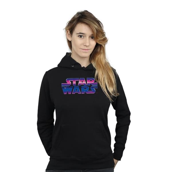 Star Wars Womens/Ladies Neon Logo Hoodie