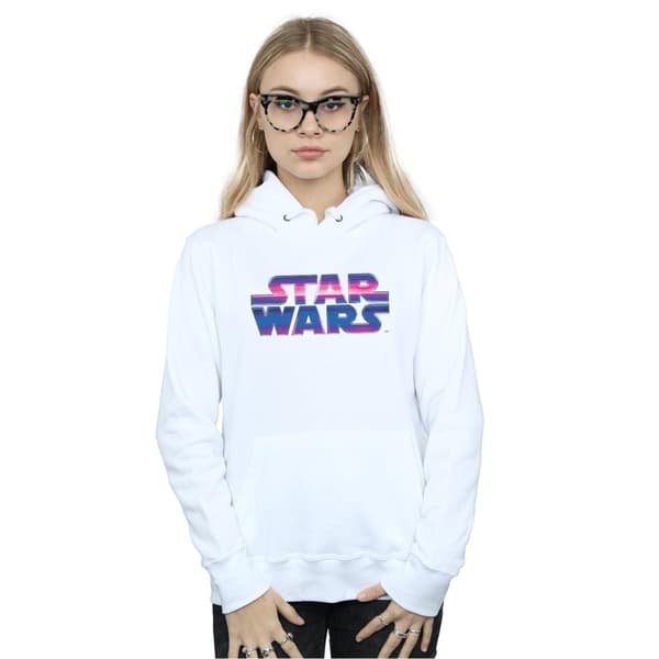 Star Wars Womens/Ladies Neon Logo Hoodie