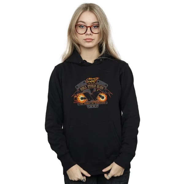 Marvel Womens/Ladies Ghost Rider Hell Cycle Club Hoodie