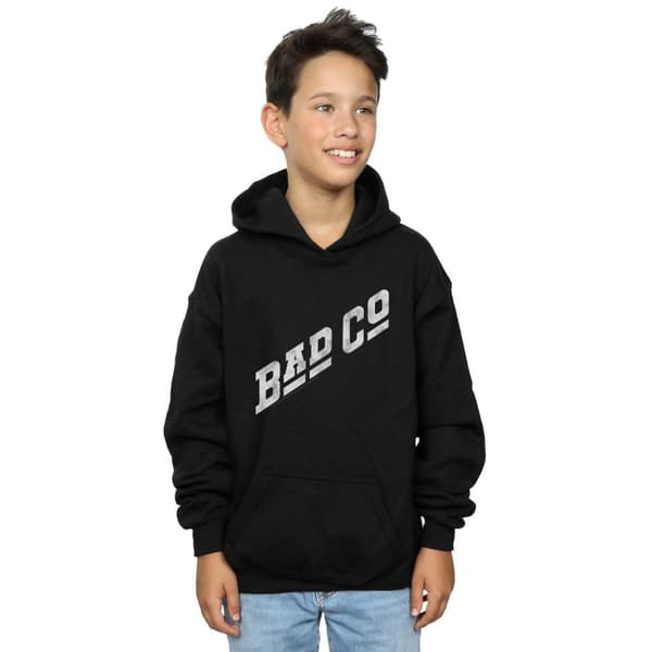 Bad Company Pojkar Distressed Logo Hoodie