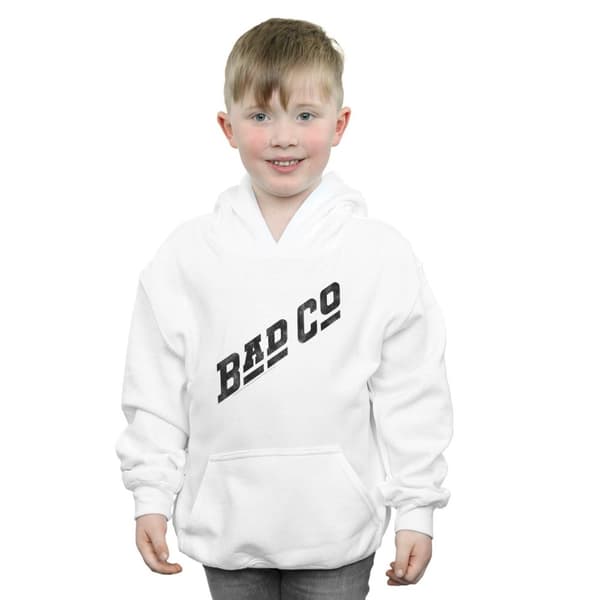 Bad Company Pojkar Distressed Logo Hoodie