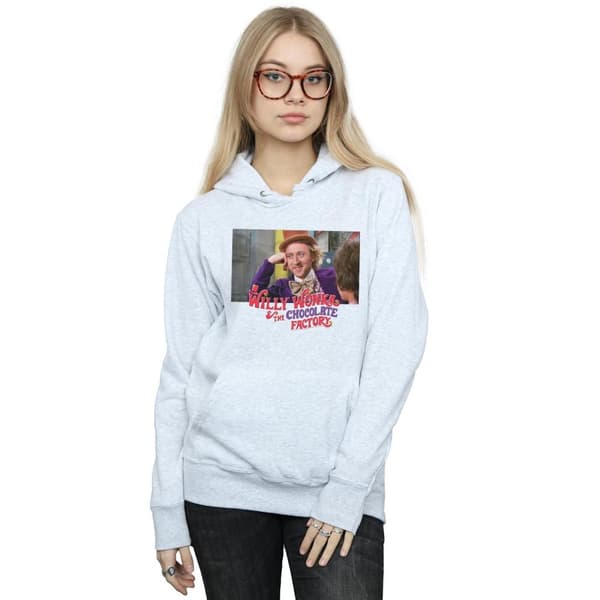 Willy Wonka And The Chocolate Factory Womens/Ladies Condescending Wonka Hoodie