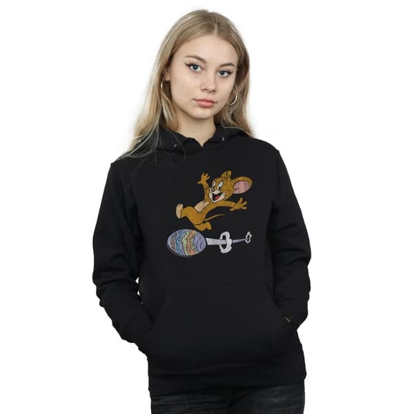 Tom And Jerry Womens/Ladies Egg Run Hoodie