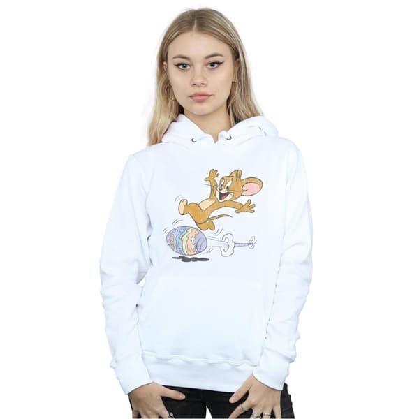 Tom And Jerry Womens/Ladies Egg Run Hoodie