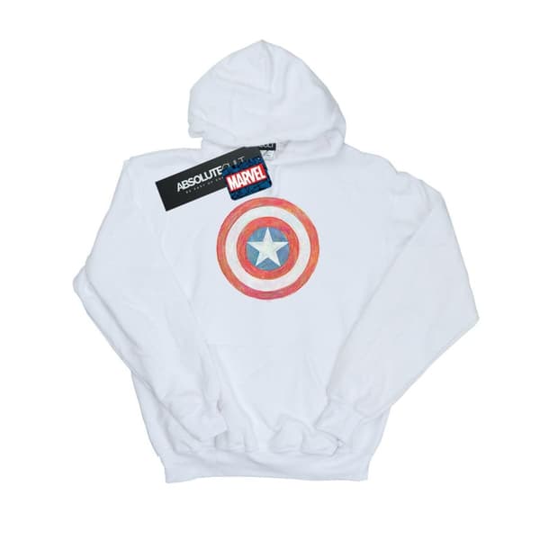 Marvel Boys Captain America Sketched Shield Hoodie
