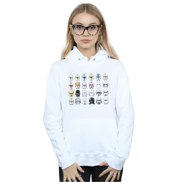 Star Wars Womens/Ladies Trooper Helmets Hoodie
