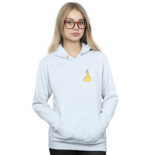 Disney Princess Womens/Ladies Belle Chest Hoodie