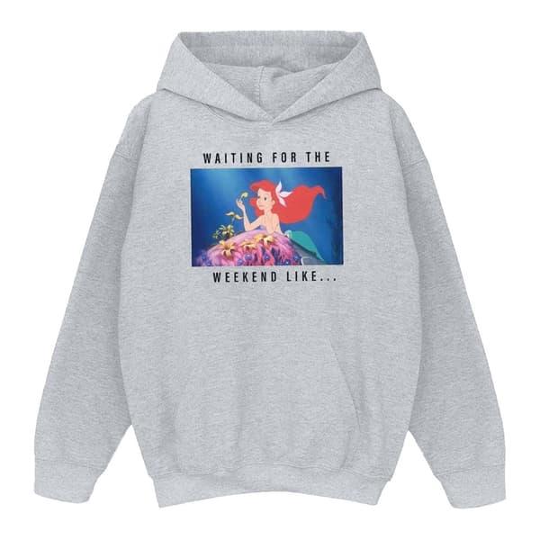 Disney Princess Girls Ariel Waiting For The Weekend Hoodie