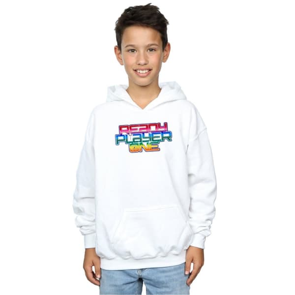 Ready Player One Boys Rainbow Logo Hoodie