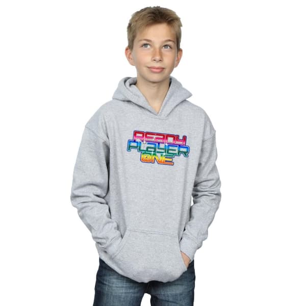 Ready Player One Boys Rainbow Logo Hoodie