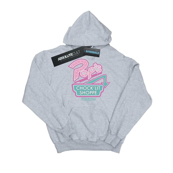 Riverdale Kvinnor/Damer Pops Logo Hoodie Sports Grey XXL