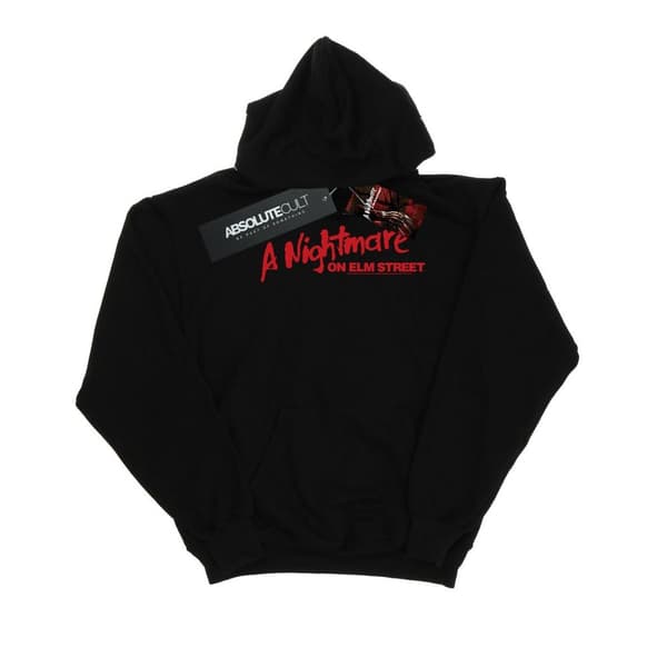A Nightmare On Elm Street Womens/Ladies Red Logo Hoodie