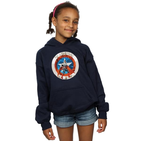Marvel Girls Captain America Sam Wilson Shield Hoodie