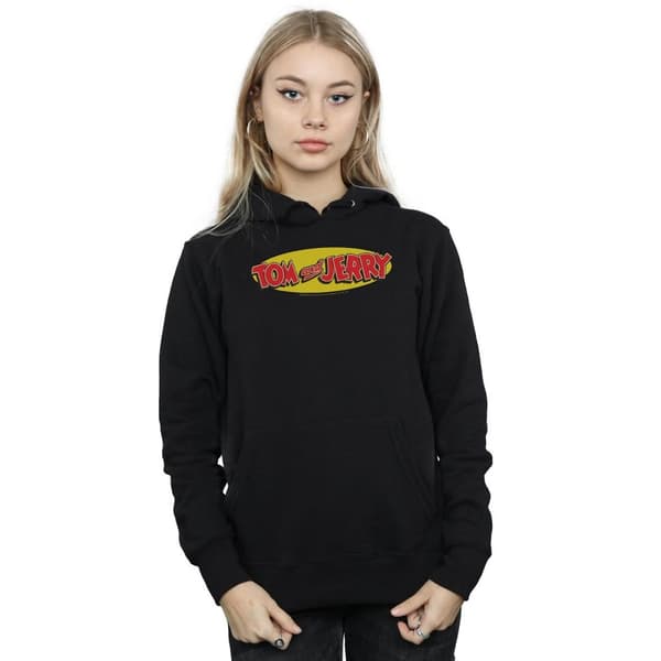 Tom And Jerry Inline Logo Hoodie - dam/dam