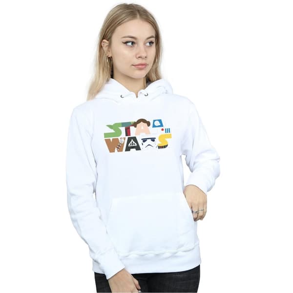 Star Wars Womens/Ladies Character Logo Hoodie