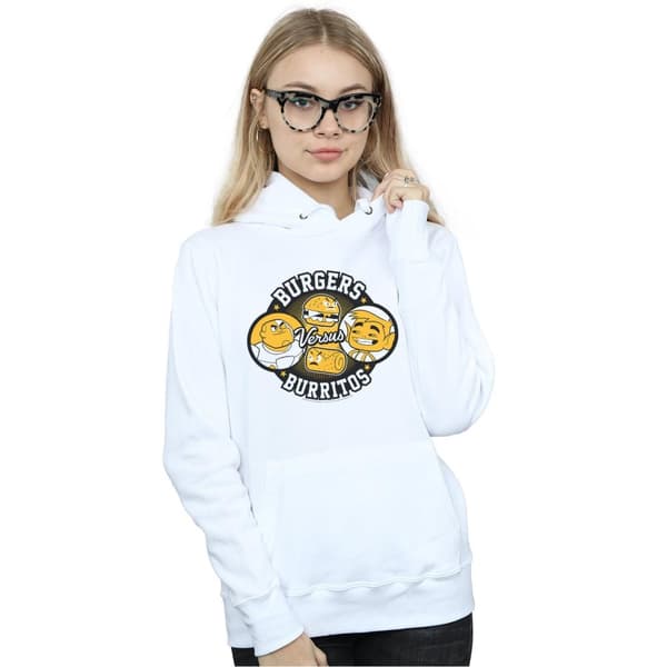 DC Comics Womens/Ladies Teen Titans Go Burgers Vs Burritos Hoodie