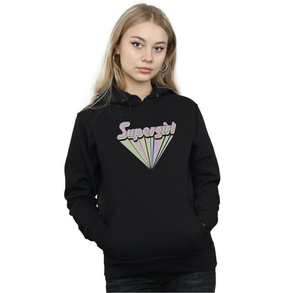 DC Comics Womens/Ladies Supergirl Pastel Logo Hoodie